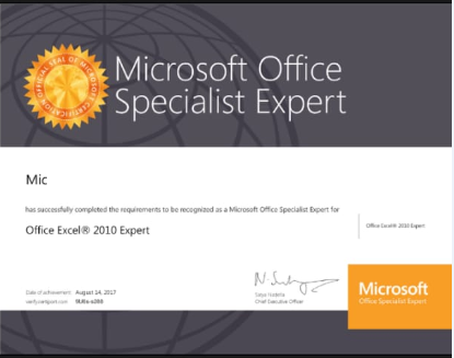 Formation et Certification Microsoft Office Specialist - MOS - Ecole de ...