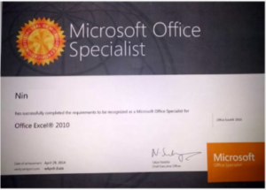 Formation et Certification Microsoft Office Specialist - MOS