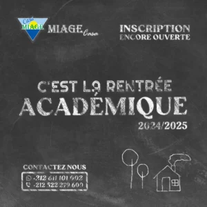 Rentrée Académique - 2024-2025 à MIAGE Casa