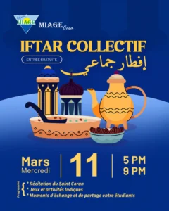 Ftour Collectif MIAGE Casa - moment de partage et de convivialité